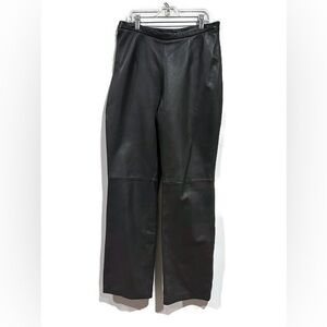 Rena Rowan Vintage Dark Brown Leather Trousers